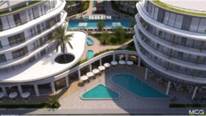 La Gouna project apartments, pools and garden